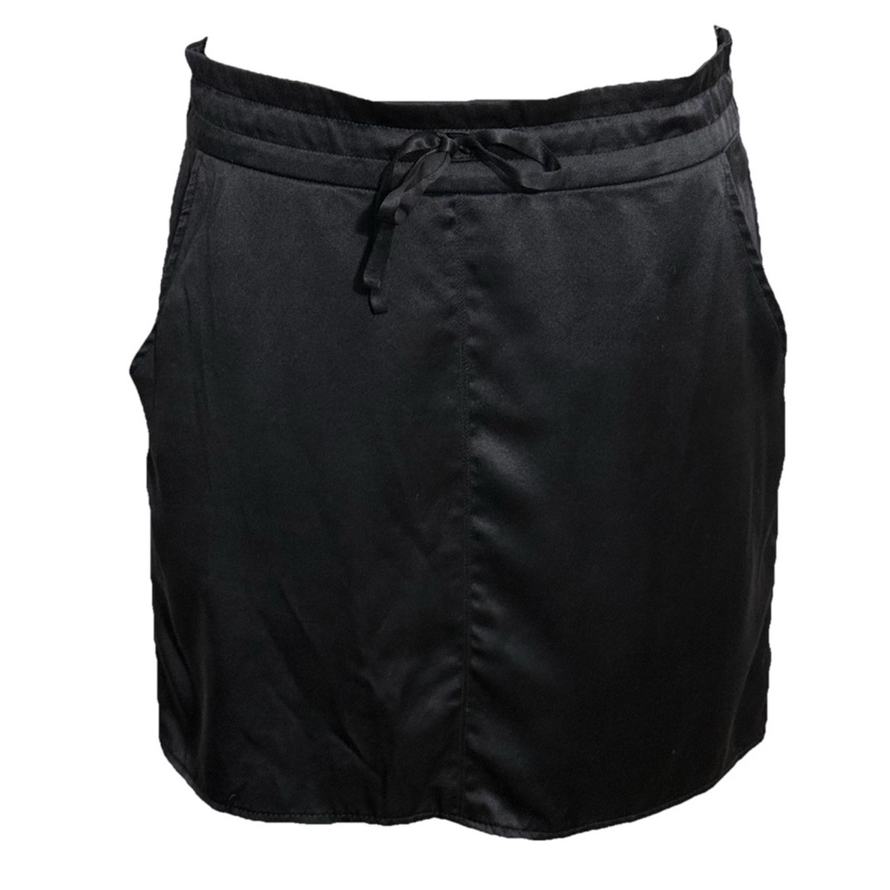 Emerson Fry Black Silk Skirt Size 2 Pockets